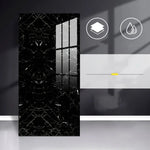 Set 10 Placi Tapet, Flippy, 60 x 30 cm, Grosime 1.5 mm, din PVC, Model Imitatie de Marmura, Suprafata acoperita 1.8 mp,