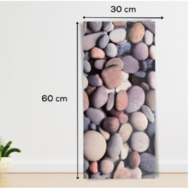Set 10 Placi Tapet, Flippy, 60 x 30 cm, Grosime 1.5 mm, din PVC, Model Imitatie de Marmura, Suprafata acoperita 1.8 mp,