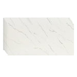 Set 10 Placi Tapet, Flippy, 60 x 30 cm, Grosime 1.5 mm, din PVC, Model Imitatie de Marmura, Suprafata acoperita 1.8 mp,