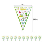 Set 10 Stegulete Tip Banner, Flippy, Colectia Dino Park, 28.5 x 20 cm, din Hartie Cretata, Multicolor