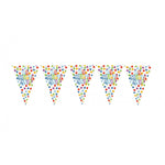 Set 10 Stegulete Tip Banner, Flippy, Colectia LA MULTI ANI , 270 cm Lungime, din Hartie Cretata, Multicolor