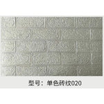 Set 10 Placi de Tapet, Flippy, Autoadezive, 70 x 77 cm, 2.5 mm Grosime, Suprafata Acoperita 5.3 mp, din PVC, Model