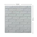 Set 10 Placi de Tapet, Flippy, Autoadezive, 70 x 77 cm, 3.5 mm Grosime, Suprafata Acoperita 5.3 mp, din PVC, Model