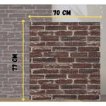 Set 10 Placi de Tapet, Flippy, Autoadezive, 70 x 77 cm, 4 mm Grosime, Suprafata Acoperita 5.3 mp, din PVC, Model