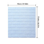 Set 10 Placi de Tapet, Flippy, Autoadezive, 70 x 77 cm, 3.5 mm Grosime, Suprafata Acoperita 5.3 mp, din PVC, Model