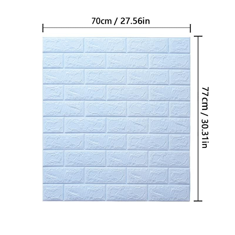 Set 10 Placi de Tapet, Flippy, Autoadezive, 70 x 77 cm, 3.5 mm Grosime, Suprafata Acoperita 5.3 mp, din PVC, Model