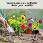 Set 10 Unelte de Gradina, Flippy, pentru Plantare Prelucrare Sol si Ingrijire Plante, Manere Portocalii, Material PVC