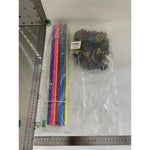 Set 100 Bete cu Rozete pentru Baloane, Flippy, Suporturi de plastic, Usor de instalat, Reutilizabil, Pentru aniversare,