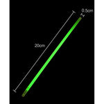Set 100 Bratari Luminoase, Flippy, pentru Petreceri, Fosforescente, Glow Sticks, 20 cm, Multicolor