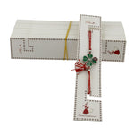Set 100 Buc Cartonase pentru Bratara Martisor, Flippy, Model Martisor, 15 x 3 cm, Design Traditional de Primavara,