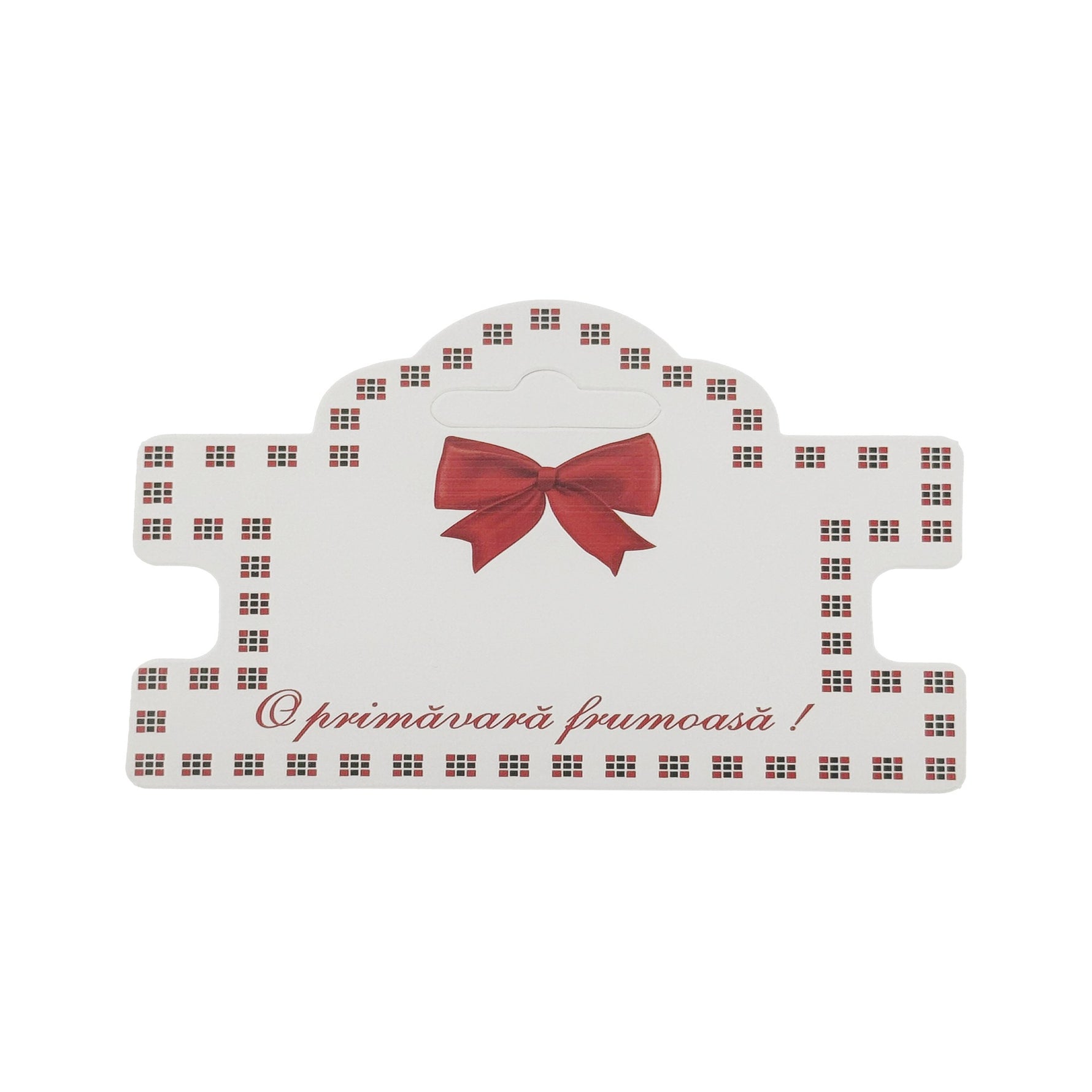 Ambalaje de Carton pentru Martisoare, Flippy, Set 100 Bucati, Cutii pentru Bratari Martisor, Model Funda si Patratele,
