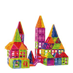 100-piece magnetic building block set, Flippy, magnetic bricks, large, geometric shapes, 3 years old, ABS, magnets,