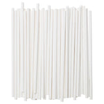 Set 100 Paie, Flippy, din Hartie, 20 cm, Model Uni, Alb