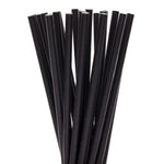 Set 100 Paie, Flippy, din Hartie, 20 cm, Model Uni, Negru