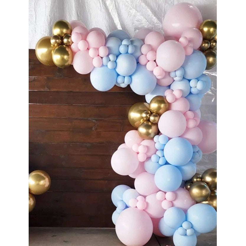 Baloane decorative pentru BABY SHOWER, Flippy, Arcada Set 106 baloane din latex, Model Petrecere, Baloane Party, 12 cm,