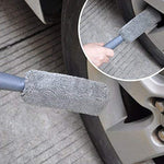Set 12 Accesorii pentru Curatare Auto, Flippy, Interior si Exterior, Curatare Jante, Cauciucuri, Gri