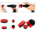 Set 12 Accesorii pentru Curatare Auto, Flippy, Interior si Exterior, Rosu