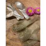 Set 12 Baloane din Folie Metalizata si din Latex, Flippy, Model Mr Mrs, Tema Nunta, Baloane Party cu Confetti, 45 cm,