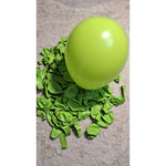 Set 12 Baloane, Flippy, din Latex Standard, 13 cm, Verde Lime
