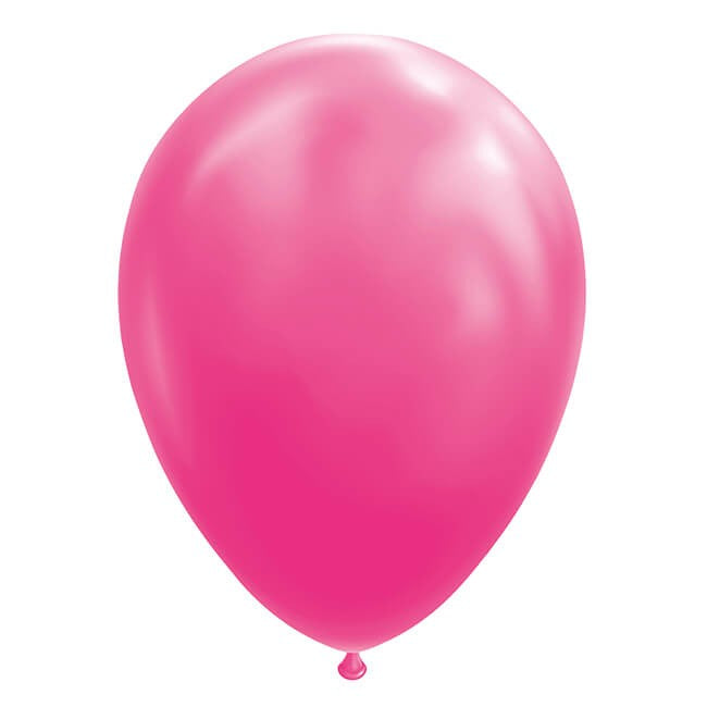 Set 12 Baloane, Flippy, din Latex Standard, 25 cm, Roz