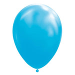 Set 12 Baloane, Flippy, din Latex Standard, 30 cm, Albastru Deschis