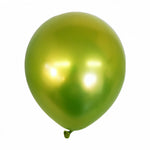 Set 12 Baloane, Flippy, din Latex Chrome, 30 cm, Verde Lime