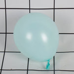 Set 12 Baloane, Flippy, din Latex Macaroon, 30 cm, Albastru