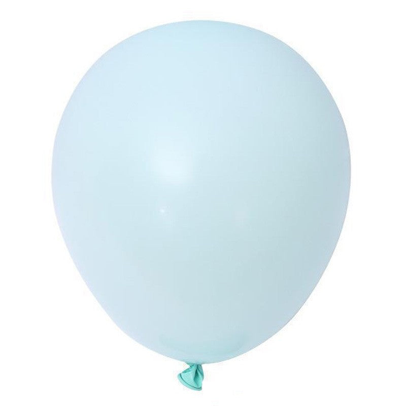 Set 12 Baloane, Flippy, din Latex Macaroon, 30 cm, Albastru