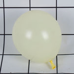 Set 12 Baloane, Flippy, din Latex Macaroon, 30 cm, Galben