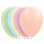 Set 12 Baloane, Flippy, din Latex Macaroon, 30 cm, Galben