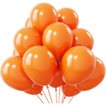 Set 12 Baloane, Flippy, din Latex Standard, 13 cm, Portocaliu