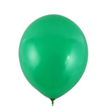 Set 12 Baloane, Flippy, din Latex Standard, 13 cm, Verde