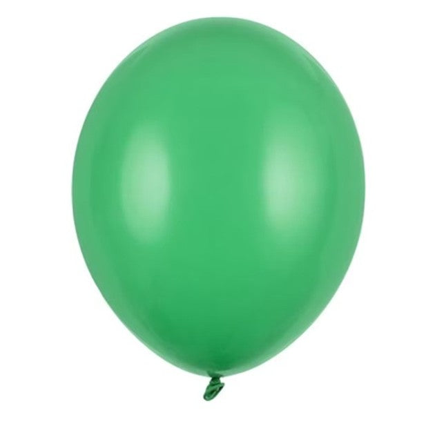 Set 12 Baloane, Flippy, din Latex Standard, 13 cm, Verde