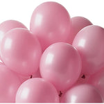 Set 12 Baloane, Flippy, din Latex Standard, 25 cm, Roz Deschis
