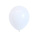 Set 12 Baloane, Flippy, din Latex Standard, 30 cm, Alb
