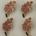 Set 12 Brose Martisor Primavara, Jolie, Model Buchet de Flori Roz