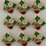 Set 12 Brose Martisor Primavara, Jolie, Model Capsuna Inflorita