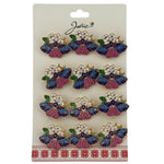 Set 12 Brose Martisor Primavara, Jolie, Model Fluture pe Floricele, Multicolor