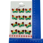 Set 12 Brose Martisor pentru Copii, Jolie, Model Fluture, Multicolor