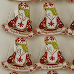 Set 12 Brose Martisor Primavara, Jolie, Model Fata, Mesaj Drag de Romania, Multicolor