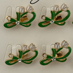 Set 12 Brose Martisor Primavara, Jolie, Model Ghiocel cu Piatra