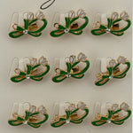 Set 12 Brose Martisor Primavara, Jolie, Model Ghiocel cu Piatra