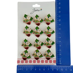 Set 12 Brose Martisor Primavara, Jolie, Model Capsuna Inflorita