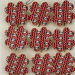 Set 12 Brose Martisor Primavara, Jolie, Model Trifoi cu Motiv Traditional, Multicolor