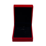 Set 12 Cutii de Bijuterii, Flippy, Forma Dreptunghiulara cu Imprimeu Floral, Exterior Catifea Rosie, pentru Ocazii