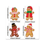 Set 12 Decoratiuni de Craciun din Lemn, Flippy, cu Snur pentru Agatare in Brad, Model Prajituri Omuleti, Dimensiuni