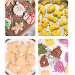 Set 12 forme pentru prajituri Flippy, material polipropilena, diverse forme, pentru orice ocazie, adancime 1.6 cm, 23.3