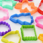 Set 12 forme pentru prajituri Flippy, material polipropilena, diverse forme, pentru orice ocazie, adancime 1.6 cm, 23.3