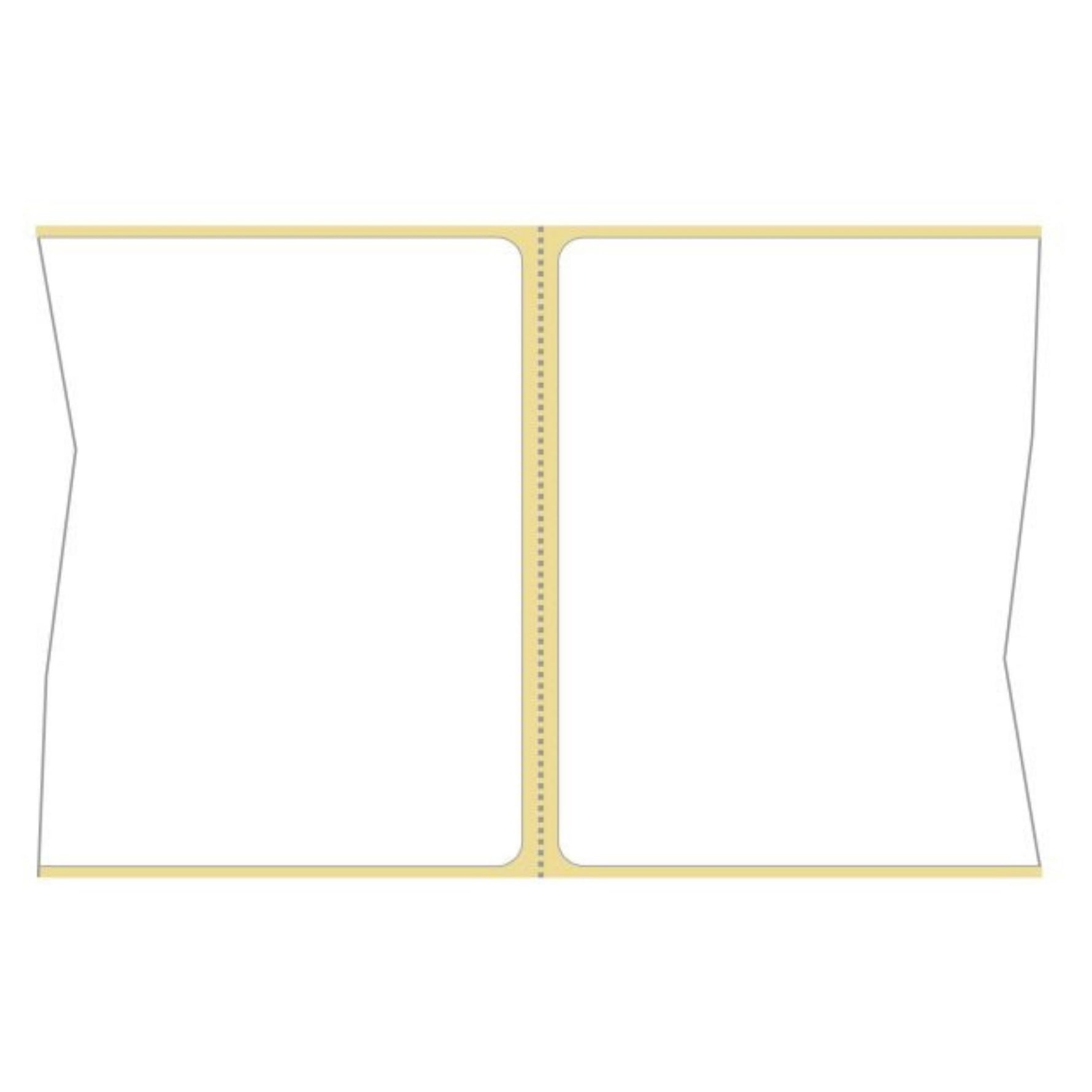 Set 12 Role Etichete Autoadezive Termice 105x148mm, 400 Etichete/Rola, pentru AWB