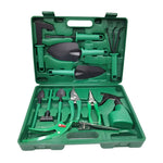 Set 12 Unelte de Gradina, Flippy, pentru Plantare Prelucrare Sol si Ingrijire Plante, Material PVC si Otel, Cutie